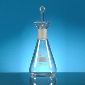 Jointed Glassware, Flask, Iodine Flask, Clear, Capacity 250ml, Joint 29/32, Borosilicate Glass 3.3