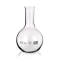 Flask, Flat Bottom, Narrow Neck, With Rim, Capacity 1000ml, Outer Diameter 131mm, Inner Diameter Top 42mm, Height 200mm