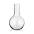 Flask, Flat Bottom, Narrow Neck, With Rim, Capacity 4000ml, Outer Diameter 207mm, Inner Diameter Top 50mm, Height 300mm
