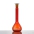 Volumetric Flask, Class A, Amber, ISO 1042 With Batch Certificate, Plastic Stopper, 50ml, Borosilicate Glass, Glassco