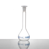 Volumetric Flask, Class A, Clear, ISO 1042 With Batch Certificate, Glass Stopper, 5000ml, Borosilicate Glass, Glassco