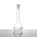 Volumetric Flask, Class A, Clear, ISO 1042 With Batch Certificate, Glass Stopper, 200ml, Borosilicate Glass, Glassco