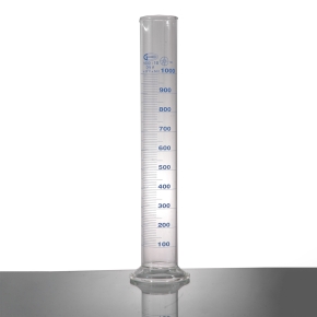 Measuring Cylinder, Class A, Round Base, Capacity 250ml, Borosilicate Glass 3.3