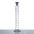 500ml Measuring Cylinder, Class A, Plastic Stopper, Hex Base, Glassco