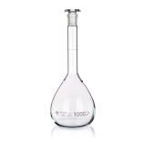 Flasks, Volumetric, Class A, Glass Stopper, Conformity Certificate, Capacity 10ml, Tolerance 0.025ml, Outer Diameter 27mm, Height 90mm, Joint Size 7/16