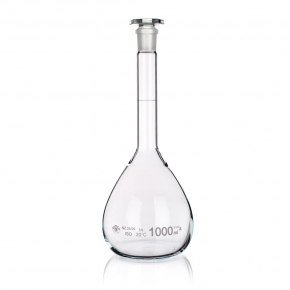 Flasks, Volumetric, Class A, Glass Stopper, Capacity 250ml, Tolerance 0.15ml, Outer Diameter 80mm, Height 220mm, Joint Size 14/23