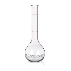 Flasks, Volumetric, Sugar Analysis, Capacity 100/110ml, Outer Diameter Top 58mm, Outer Diameter 22mm, Height 180mm