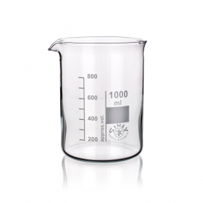 Beaker, Low Form, Spouted, Capacity 150ml, Outer Diameter 60mm, Height 80mm