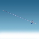 Burette, Class B, Straight Bore Stopcock, Glass Key, Borosilicate Glass 3.3