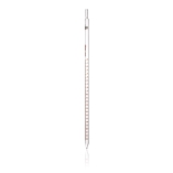 Pipette, Graduated, Qualicolor, Class AS, Capacity 25ml, Colour White, Divisions 0.1ml