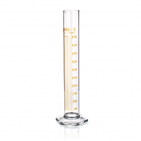 Measuring Cylinder, Brown Graduations, Capacity 250ml, Tolerance 2ml, Divisions 2ml, Outer Diameter Top 41mm, Height 320mm