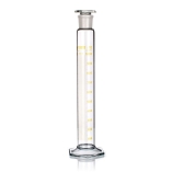 Measuring Cylinder, Class B, Plastic Stopper, Brown Graduations, Borosilicate Glass