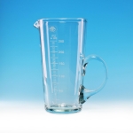 Measure, Conical Shape, With Handle, Graduated, Borosilicate Glass