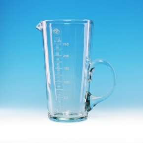 Measure, Conical Shape, With Handle, Graduated, Borosilicate Glass