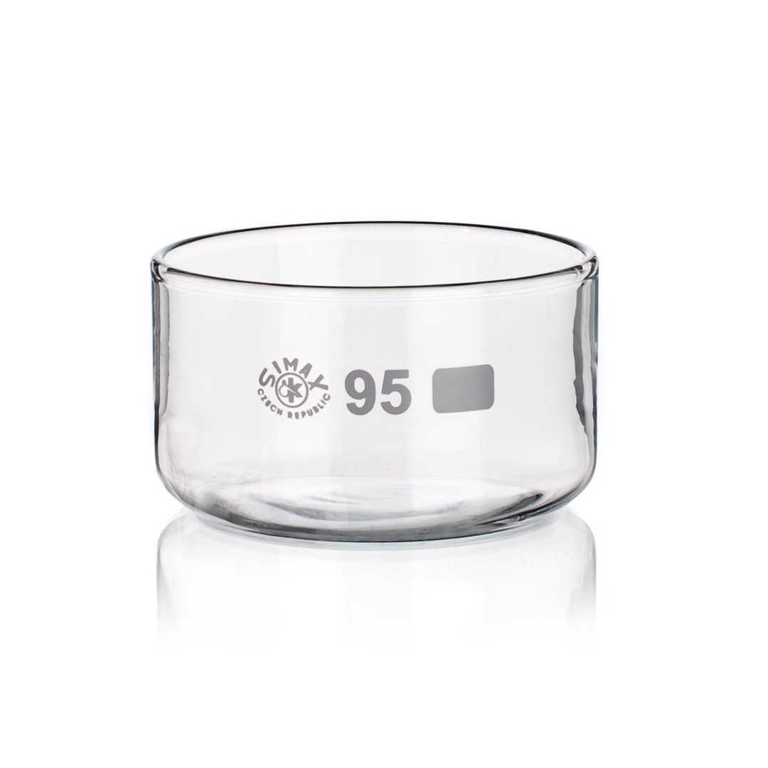 Dish, Crystallising Dishes, Non Spouted, Simax, Capacity 15ml, Outer Diameter 40mm, Height 25mm, Borosilicate Glass 3.3