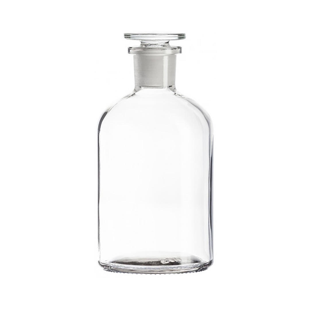 Bottle, Reagent Bottle, Clear, Narrow Mouth, Glass Stopper, Capacity 5000ml, Soda Glass