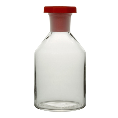 Reagent Bottles, Clear, Capacity 1000ml, Narrow Mouth, Plastic Stopper