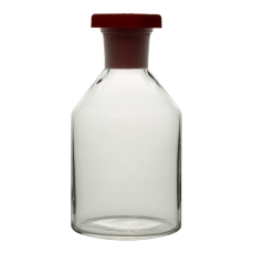 Reagent Bottles, Clear, Capacity 250ml, Narrow Mouth, Plastic Stopper