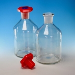 Bottle, Reagent Bottle, Clear, Plastic Stopper, Glass