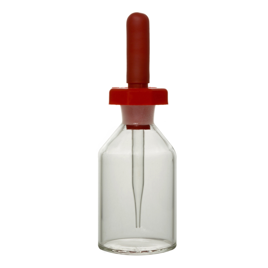 Dropping Bottle, Clear, Capacity 30ml, Soda-Lime Glass