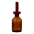 Dropping Bottle, Amber, Capacity 50ml, Soda-Lime Glass