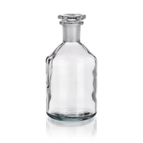 Reagent Bottle, Clear, Narrow Mouth, 100ml, Glass Stopper