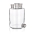 Woulff Bottle, Three Neck, Outlet, Capacity 2000ml, Outer Diameter 135mm, Height 225mm, Joint Size 29/32, Joint Size 19/26
