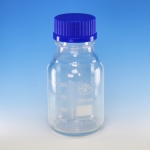 Bottle, Reagent Bottle, Clear, Plastic Coated, Borosilicate Glass 3.3