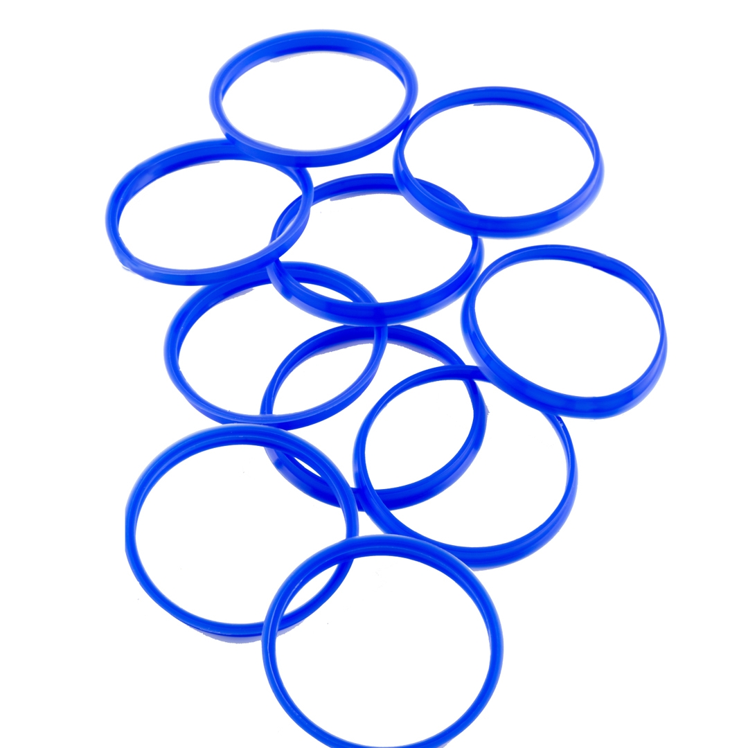 Pouring Ring, Simax, Colour Blue, Thread Size GL 45, Polypropylene