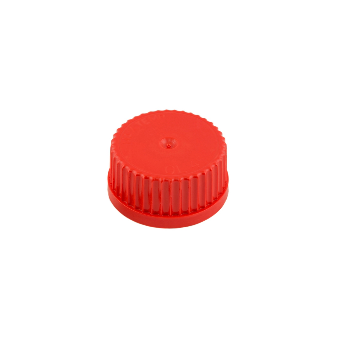 Red Screw Cap, Colour Red, Thread Size 45