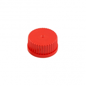 Red Screw Cap, Polypropylene