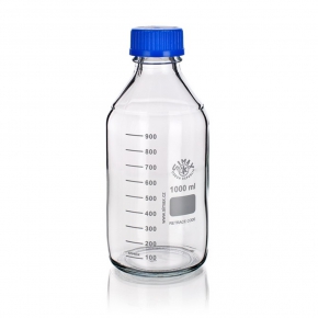 Reagent Bottle, Blue Screw Cap, Capacity 3800ml, Thread Size 45, Outer Diameter 160mm, Height 320mm