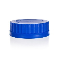 Screw Cap GL80, Colour Blue, Thread Size 80