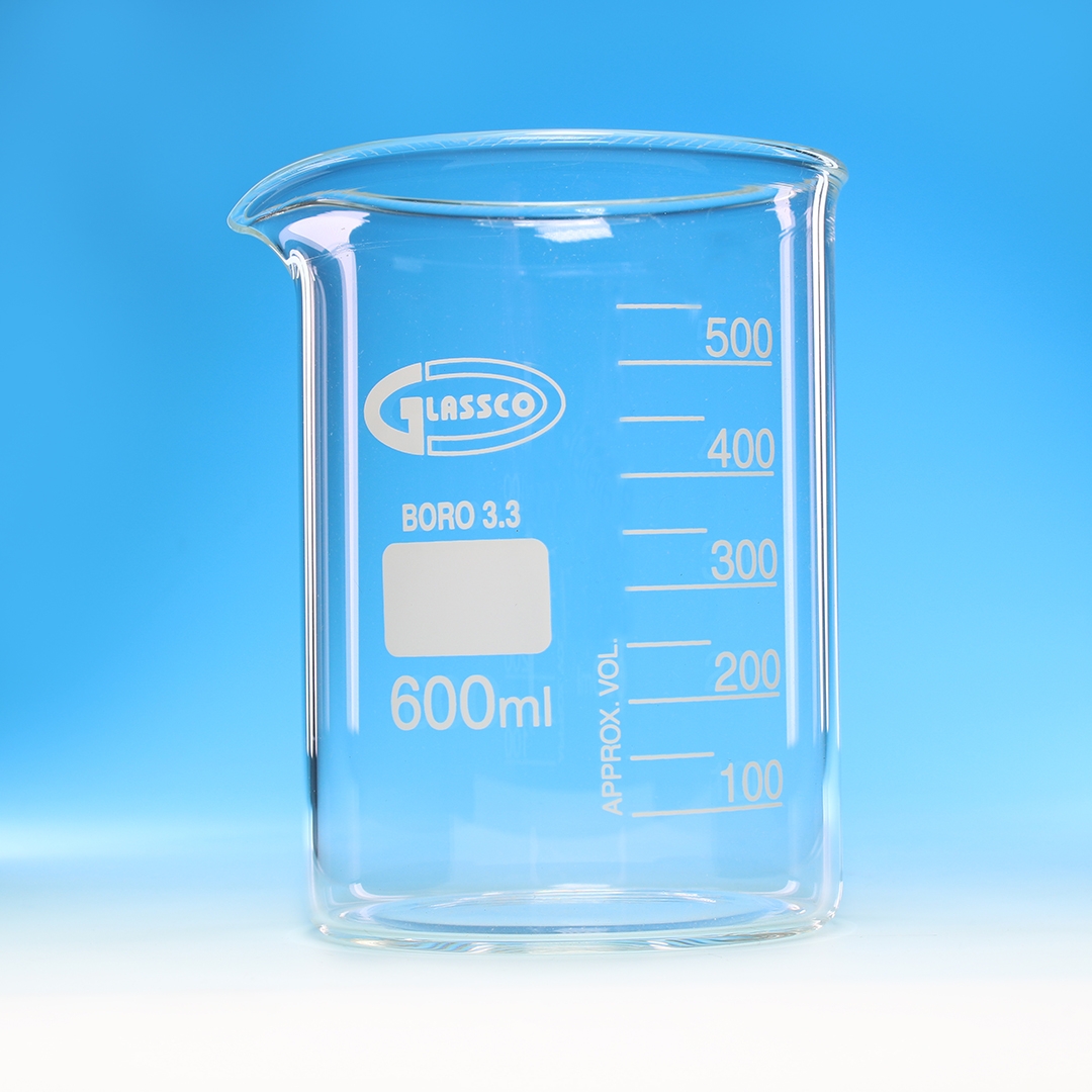 Beaker, Low Form, With Spout, Clear, Capacity 50ml, Borosilicate Glass 3.3