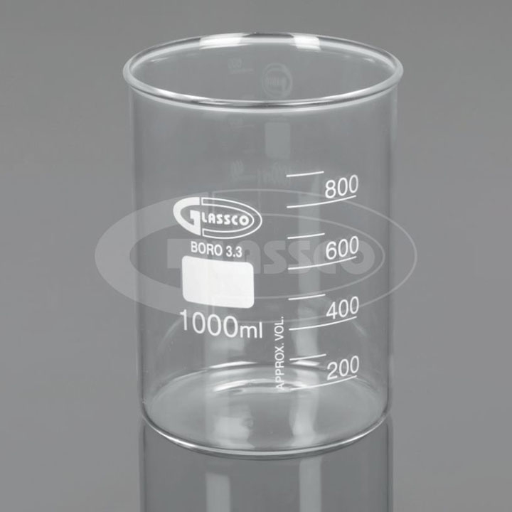 Beaker, Tablet Disintegration, Capacity 1000ml, Diameter 105mm, Height 145mm
