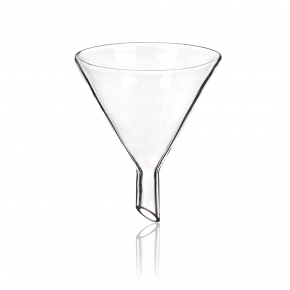 Funnel, Filling, Short Oblique Stem, Borosilicate Glass