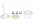 Hartley Funnel, Glass, With PP Disc, Complete Set Including Glass, Filter Disc And Clips