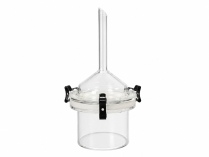 Hartley Funnel, Glass, With PP Disc, Complete Set Including Glass, Filter Disc And Clips