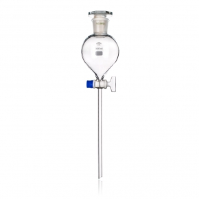 Funnel, Separatory, Capacity 500ml, Stem Diameter 10mm, Height 200mm, Bore Size 4mm, Joint Size 29/32