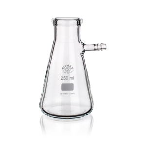 Flask, Filtering Flask, Glass Side Hose, Capacity 5000ml, Borosilicate Glass