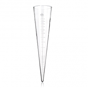 Imhoff Cone, Closed Tip, Capacity 1000ml, Outer Diameter Top 118mm, Height 470mm, Divisions germanml