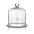 Bell Jar, Ground Flange, Knob , Outer Diameter 300mm, Height 400mm