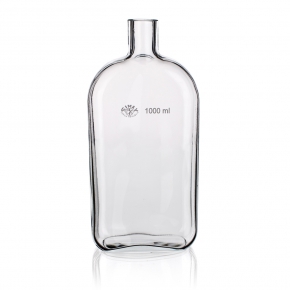 Culture Flasks, Roux, Side Neck, Capacity 1000ml, Length 120mm, Length 55mm, Height 255mm, Outer Diameter 32mm