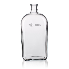 Culture Flasks, Roux, Side Conical Neck, Capacity 250ml, Length 80mm, Length 35mm, Height 180mm, Joint Size 19/17