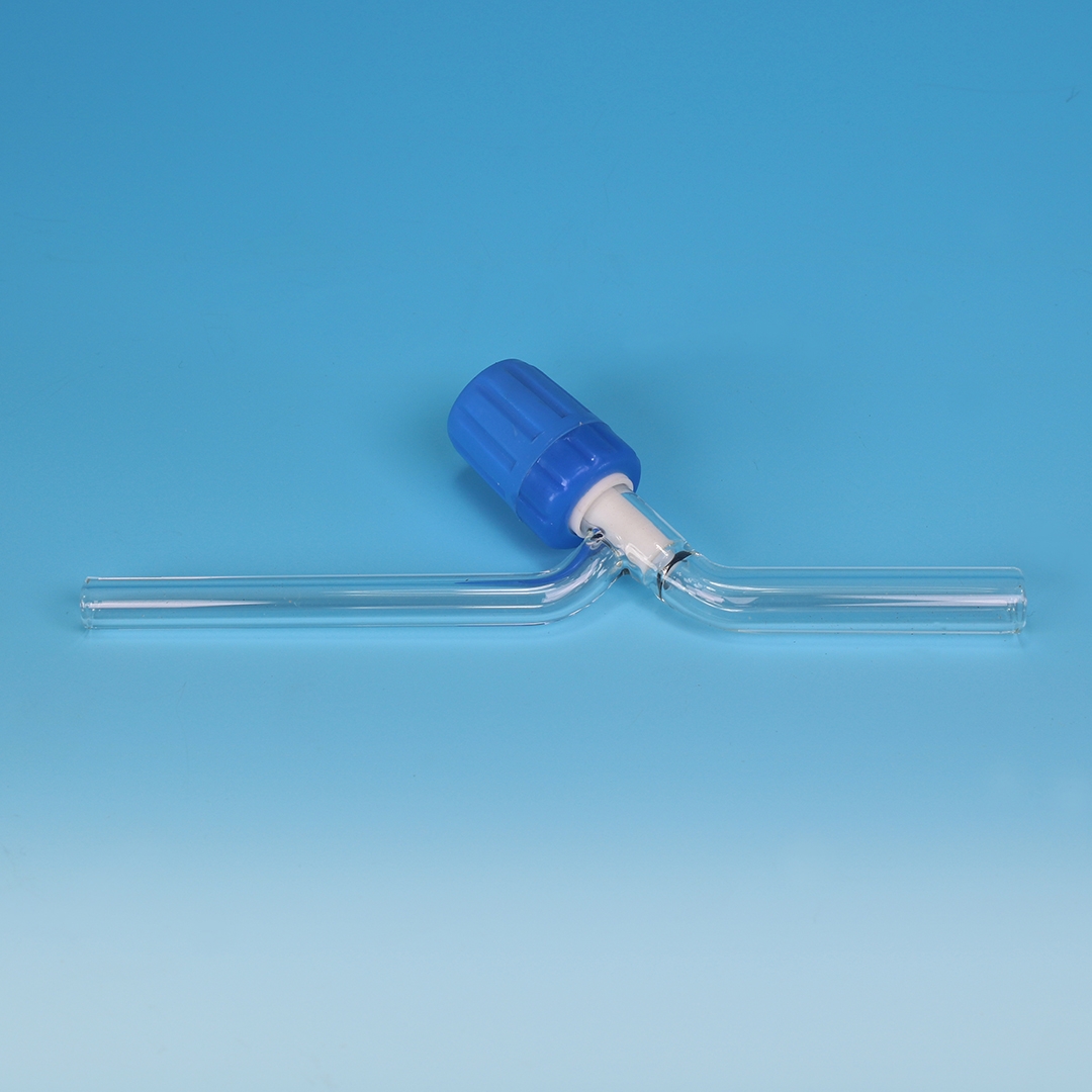 Stopcock Needle Valve, Straight, Bore 0-6mm, Borosilicate Glass