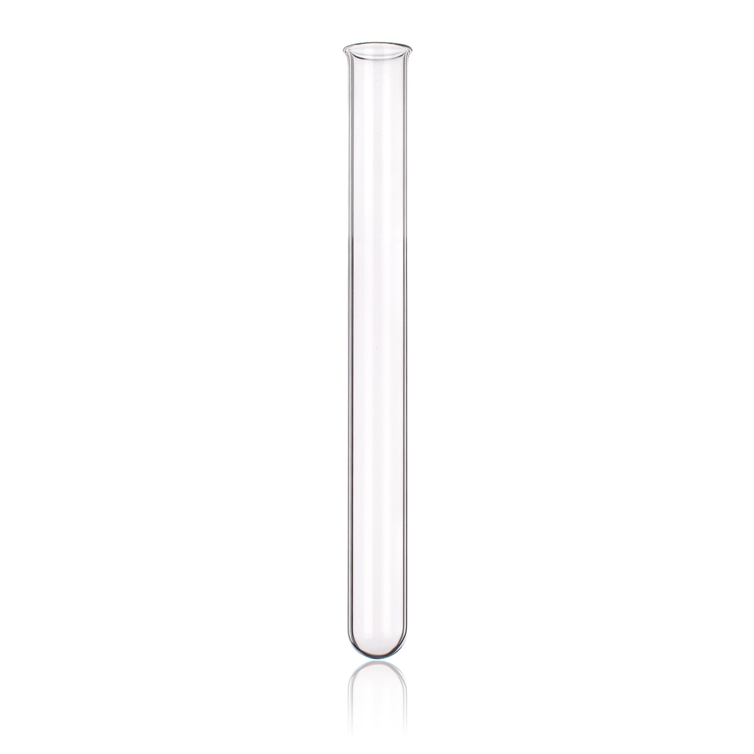 Test Tubes, Glass, With Rim, 16 X 100mm, Wall 1.2mm, Borosilicate Glass