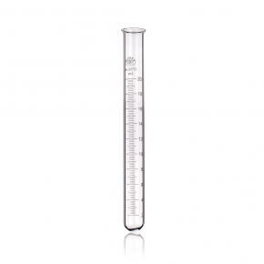 Test Tubes, With Rim, Graduated, Capacity 15ml, Divisions 0.1ml, Outer Diameter 15mm, Length 160mm