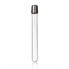 Test Tubes, Metal Cap, Outer Diameter 17mm, Length 120mm, Wall 1.2mm