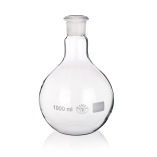 Flask, Flat Bottom, Jointed, Capacity 4000ml, Outer Diameter 207mm, Height 300mm, Joint Size 45/40