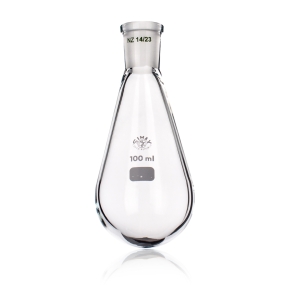 Flask, Drop Shape, Borosilicate Glass